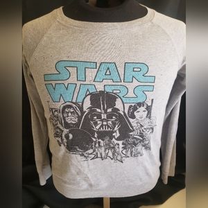 Star Wars Reversible Long Sleeve Shirt Women's XL fitted.    FF153